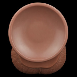 LoveToy SlidingSkin Gode Sliding Skin 26 x 6cm Marron